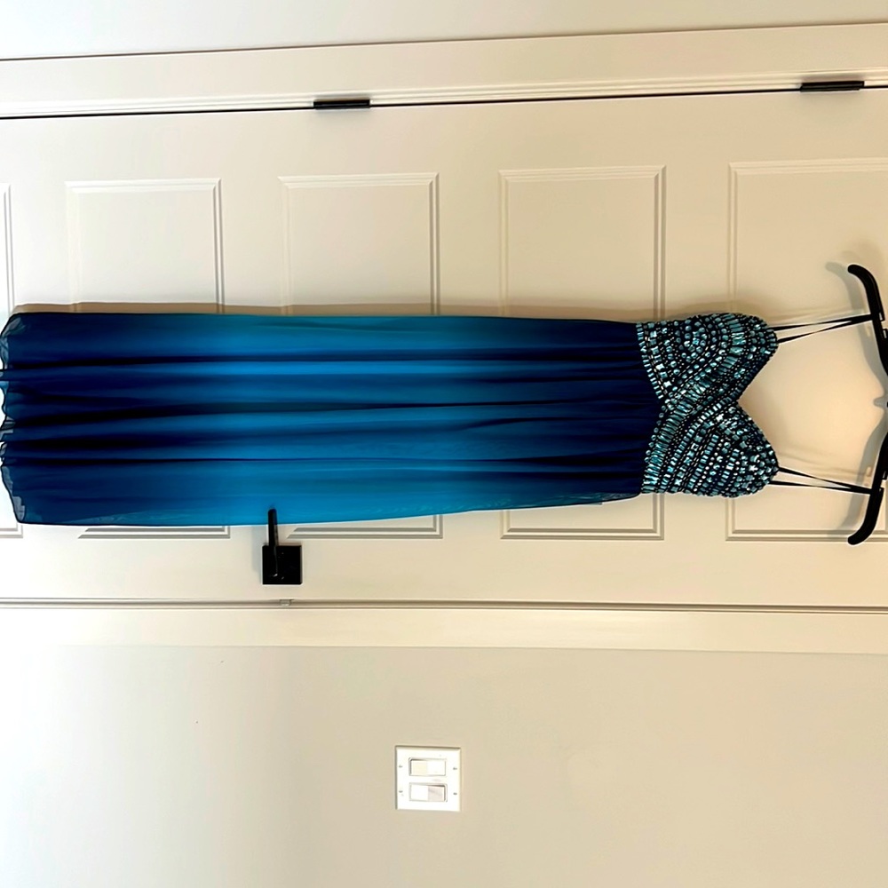 Sweetheart beaded formal dress